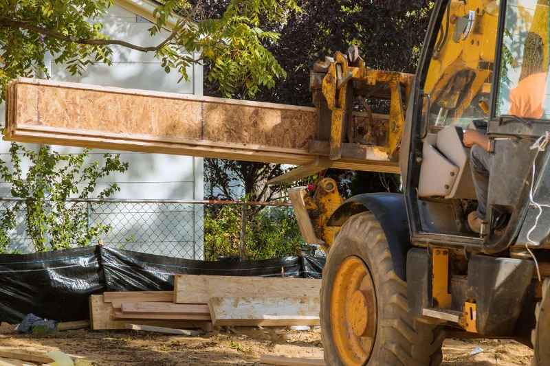 Advanced Rough Terrain Forklift For Construction